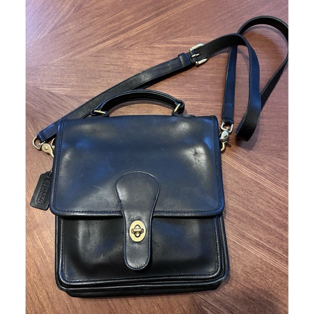 Vintage Coach  RETRO Classic Willis Station Messenger Crossbody Bag Made in USA - Picture 5 of 12